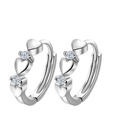 Heart earrings for Women 20235262021 Silver A