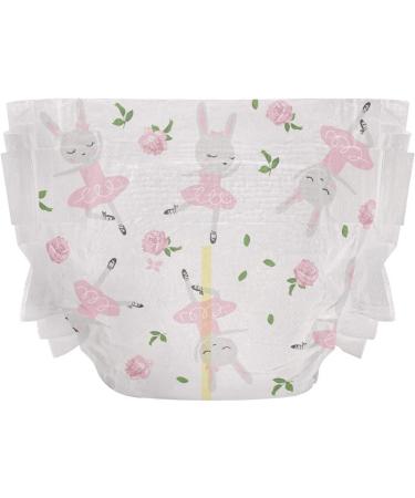 The Honest Company Clean Conscious Diapers | Plant-Based & Sustainable | Rose Blossom + Tutu Cute | Newborn Size 76 Count Club Box - Buy Online on SooperMarket.com