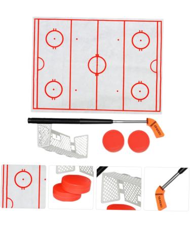 Milist Mini Hockey Toys Set - Decompression Pucks Bats & Play Parts | Perfect for Ice Hockey Fun | Durable Plastic Design - Buy Online on SooperMarket.com