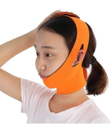 Face Slimming Cheek Mask V Line Facial Mask Chin Lift Up Anti Wrinkle Mask Face Line Slim up Belt (Orange) - Buy Online on SooperMarket.com