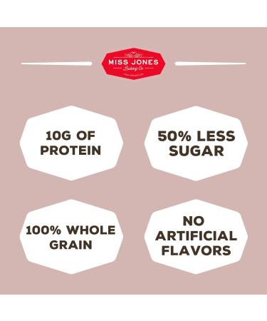 Miss Jones Baking Original Oat Pancake and Waffle Mix - Gluten Free - 10g Protein - 100% Whole Grains - 13.99oz - Buy Online on SooperMarket.com