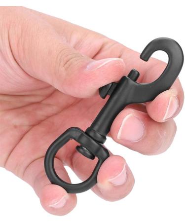 Nosii Stainless Steel Swivel Snap Hook - 75mm Black Bolt Accessory for Scuba Diving - Buy Online on SooperMarket.com