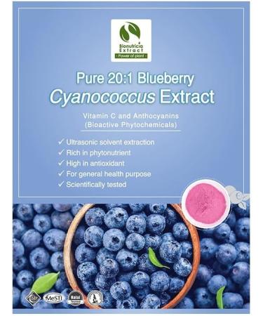 9x Blueberry (Cyanococcus) Standardized Extract Powder - Buy Online on SooperMarket.com