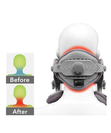 Adjustable Cervical Neck Traction Device | Electric Neck Stretcher & Support Brace for Home Use - International Shipping Available - Buy Online on SooperMarket.com