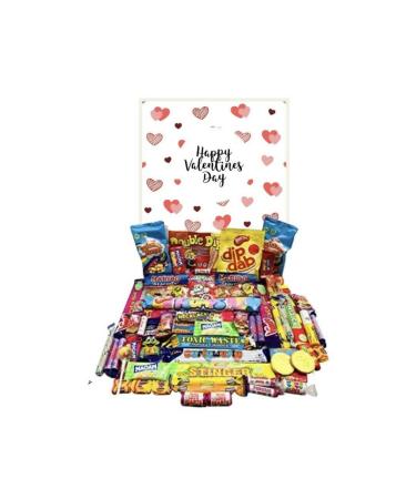 Happy Valentine Day Pick Mix Ultimate Retro Sweets Box Sweet Candy Hamper Gift for her/him 14 th February