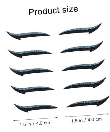 Didiseaon 120 Pairs Eyeliner Eye Skin Sticker Double Eyelid Stickers Eye Makeup Plastic Eyes Tool - Buy Online on SooperMarket.com