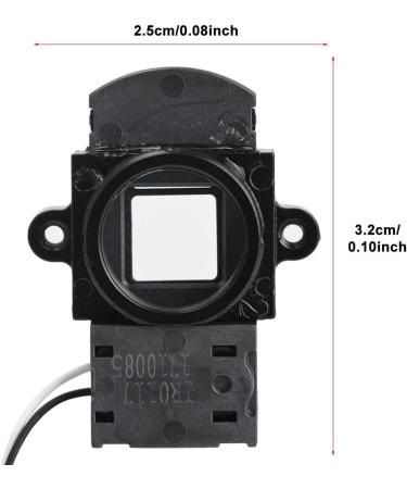 ASHATA 2X IR-Cut Camera Filter Switcher - 3MP Day/Night Dual Filter Portable M12 Switch for Surveillance Camera - Black - Buy Online on SooperMarket.com