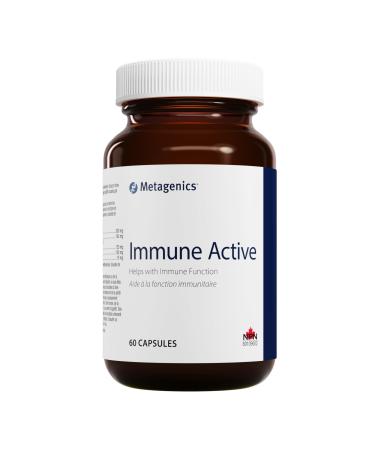 Metagenics - Immune Active - Immune Support and Antioxidants - with Vitamin C Zinc - Green Tea NAC Quercetin and More - 60 Capsules
