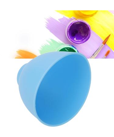 Silicone Mixing Bowl for Dentists | Multifunctional & Corrosion-Resistant Cosmetic Tool | Reusable Salon Plaster Bowl (Blue) - Buy Online on SooperMarket.com