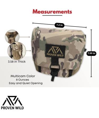 Proven Wild Bino Harness: Waterproof 900D Nylon Chest Pack for Hunting | Adjustable Straps, 2 Mesh Pockets, Zipper Back Pocket - Buy Online on SooperMarket.com