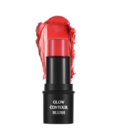 CCbeauty Red Eye Black Stick  Matte Cream Red Face Paint  Blush Stick for Cheeks  Eyes and Lips Makeup Waterproof Long Lasting  Easy to Use  Cruelty-Free 04 Mini Red