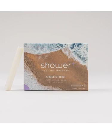 shower+ Salt Shower Sticks+ | Pack of 7 Sense Stick+ | Mediterranean Salt & Lavender Lavender 1 piece (pack of 7)