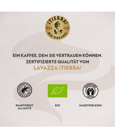 Buy Lavazza Tierra Organic Coffee Beans - 1500g (3 Packs) | Hand-Picked Fair Trade Coffee from Africa & Amazonia - Buy Online on SooperMarket.com