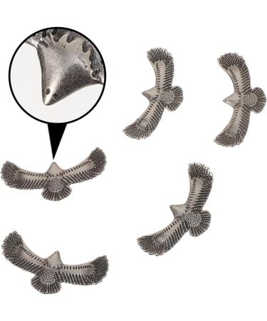 Operitacx 5pcs Bag Supplies Shape Decorative Alloy Craft Accessories Clothes Buttons Eagle Design Diy Rivet - Buy Online on SooperMarket.com
