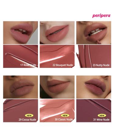 Peripera Ink the Velvet Lip Tint - Liquid Lip 029 Cocoa Nude (0.14 fl oz) - Buy Online on SooperMarket.com