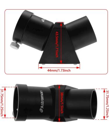 Astromania 1.25 45-Degree Diagonal Prism for Clear and Sharp Images - Buy Online on SooperMarket.com