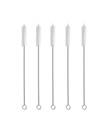 Pipe Straw Cleaner Brush(5 Pack) Bristle Cleaner for Stainless Steel Drinking Straws for Cleaning Pipe Straw Sippy Cup Bottle and Tube