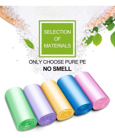 Forid 2.6 Gallon Small Trash Bags - 150 Count - Bedroom, Home, Kitchen - 5 Color Variety - Best Seller - Buy Online on SooperMarket.com