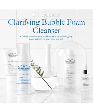 The Face Shop Dr. Belmeur Bubble Foam Cleanser | Ultra Fine Foam for Pore Purification | Dermatologically Tested & Low-Irritant - 5.0 Fl Oz | International Shipping Available - Buy Online on SooperMarket.com