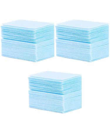 minkissy 1800 Pcs Nail Polish Remover Cotton Pads Nail Dip Remover Makeup Cotton Pads Makeup Remover Pad Nail Paint Remover Pads Cotton Square Pad Face Cotton Pads Makeup Pad Disposable Mx3pcs Sky-bluex3pcs