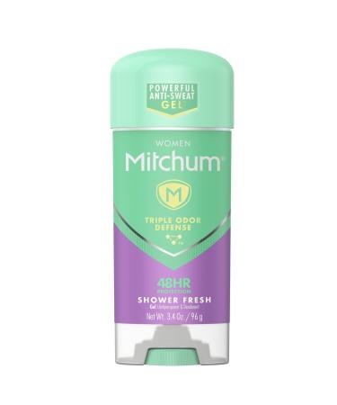 Mitchum For Women Advanced Control Anti-Perspirant Deodorant Clear Gel Shower Fresh 3.4oz