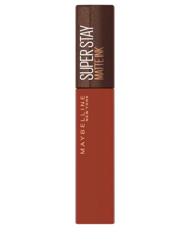 Maybelline New York Lipstick Super Stay Matte Ink Coffee Liquid Matte and Long-Lasting No. 270 Cocoa Connoisseur 5 ml 270 Cocoa Connoisseur 5.00 ml (Pack of 1)