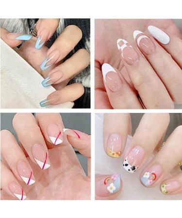 French Nail Stamper Set - Clear Silicone Stamping Jelly with Scraper for DIY Nail Art - Transparent, No Misplacement - Nail Manicure Kit - Buy Online on SooperMarket.com