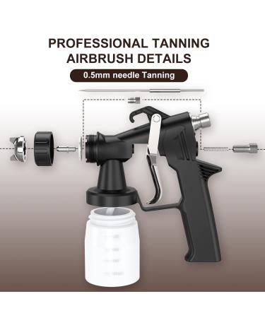 PELCAS Professional Sunless Black Tanning Gun | Mobile HVLP Spray Tan Machine Kit | Upgraded Airbrush Tan System - Buy Online on SooperMarket.com