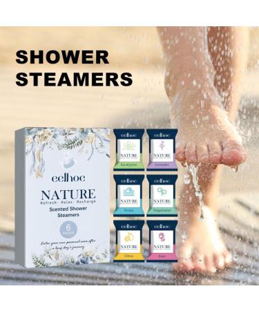 Rxuaw Shower Steamers Aromatherapy Tablets Natural Ingredients Refreshing Shower Bombs for Women Men Bath Supplies - Buy Online on SooperMarket.com