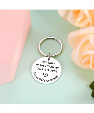 STVK Employee Appreciation Keychain: Funny Thank You Gift for Coworkers - Farewell, Retirement, Inspirational Gifts for Him/Her - Buy Online on SooperMarket.com