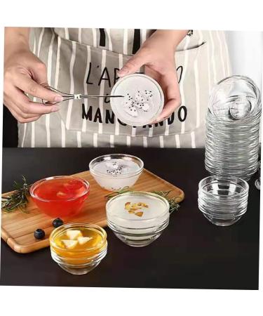 Alipis 10pcs Clear Glass Bowl Transparent Bowl Bozai Cake 3X6X6CM As Shown - Buy Online on SooperMarket.com