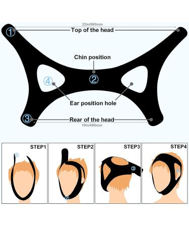 Anti-Snoring Chin Strap for CPAP Users - Effective Solution for Men and Women to Reduce Snoring and Achieve Peaceful Sleep - Buy Online on SooperMarket.com