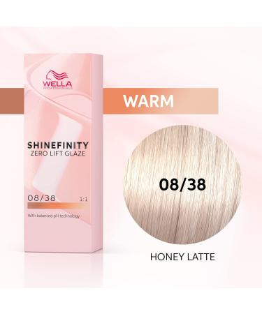 Wella Professional Shinefinity 08/38 Honey Latte 60ml - Shine & Glow | International Shipping Available - Buy Online on SooperMarket.com