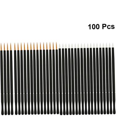 Gogogmee 100pcs Eyeliner Brush for Liner Gel Eyeliner Eye Makeup Tools Liquid Eyeliner Cosmetic Disposable 10*0.5cm As Shown - Buy Online on SooperMarket.com