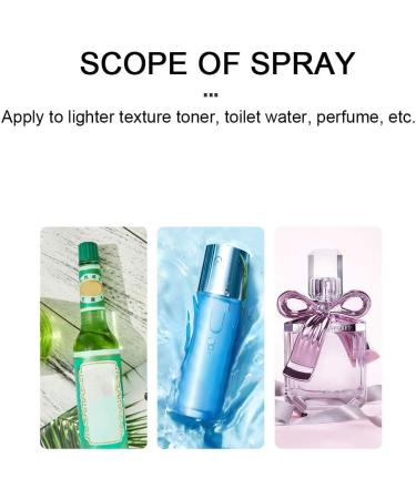 Verdant Touch Makeup Container Bottle 30ml Travel Spray Bottle Refillable Pump Atomizer for Perfume Toner Blue Cosmetic Container - Buy Online on SooperMarket.com