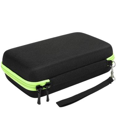 Shop QP2520/90/70 Nylon TPU Shaving Bag | Electric Shaver Storage Organizer for Men - Black Green - Buy Online on SooperMarket.com