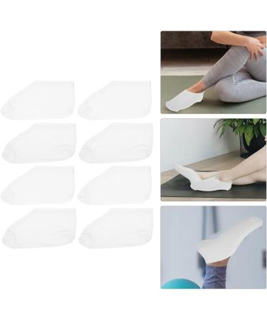Minkissy Moisturizing Socks - 4 Pairs of Cotton Spandex Foot Bath & Heel Care for Dry Feet - Overnight Elastic Stockings for Women - Buy Online on SooperMarket.com