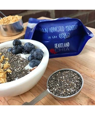 Heartland Chia  USA Grown Whole Raw Black Chia Seeds  12 oz | Sustainable  Non-GMO  Farm-direct - Buy Online on SooperMarket.com
