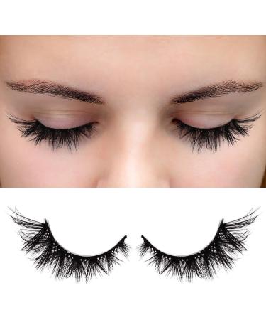 False Eye Lashes 7 Pairs Natural Wispy 3D Effect Lashes Fluffy Cat Eye Lashes Wispy Fake Eyelashes for Parties Reusable Type 13 - Buy Online on SooperMarket.com