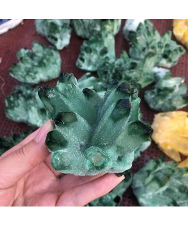 Specimen Healed 260g Natural Crystal Green Ghost Crystal Cluster As a Gift kaixun - Buy Online on SooperMarket.com