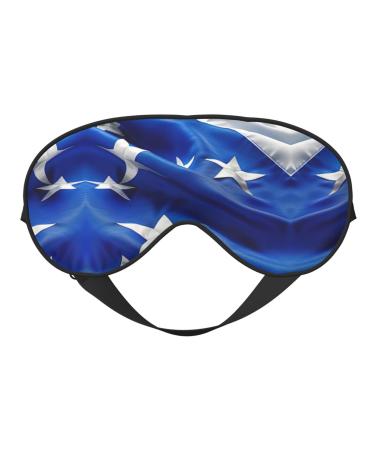 Blue Honduras Flag Sleep Mask-Adjustable Breathable Fashionable Eye Mask for A Comfortable Sleep Experience