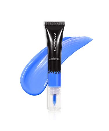 Blue Foundation Mixing Pigment Color Corrector Makeup Liquid Foundation Color Adjuster Blue Pigment For Foundation Warm To Cold