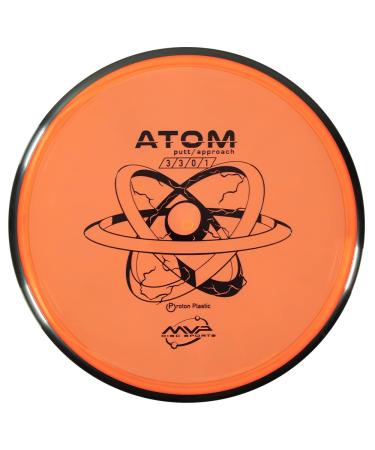 MVP Disc Sports Proton Atom Disc Golf Putter (Colors May Vary) 170-175g Orange