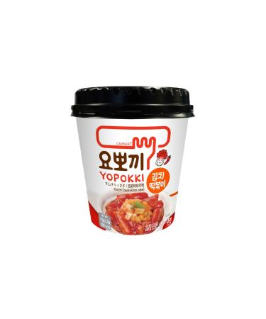 Young Poong Yopokki Kimchi Flavour Topokki Rice Cake Cup 115g by CNMART