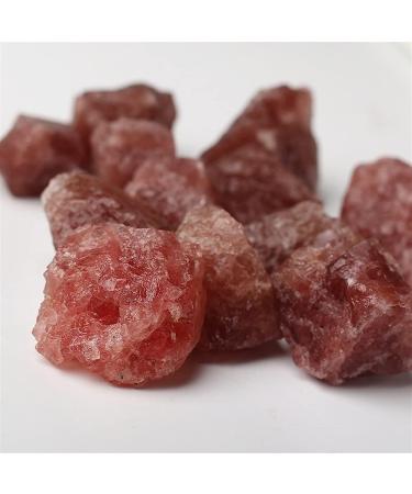 for Raw Strawberry QuartzRough Crystal Stone Specimen for Home Decor Raw Stones and Minerals (Size : 100g) - Buy Online on SooperMarket.com