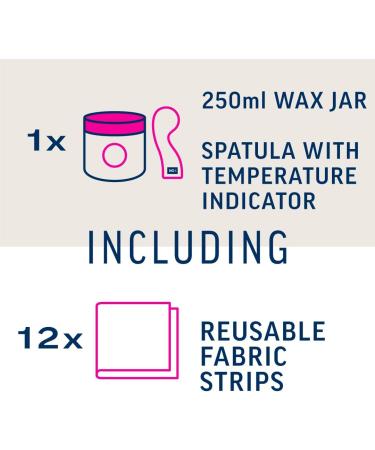 Veet Essential Oils & Floral Vanilla Microwave Waxing Kit 250ml - Pack of 1 - Buy Online on SooperMarket.com
