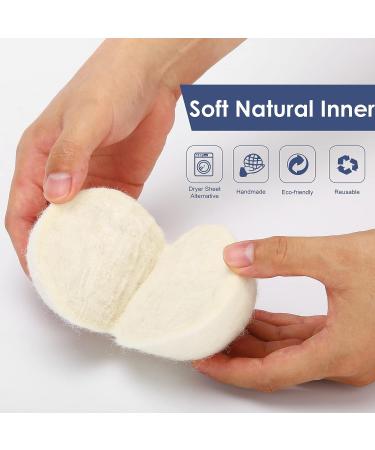 4 Pack XL Wool Dryer Balls - Handmade from 100% New Zealand Wool | Organic Fabric Softener for Laundry | Reusable & Eco-Friendly | Shortens Drying Time | Baby Safe | 1000 Loads - Buy Online on SooperMarket.com