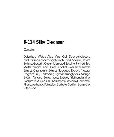 Raya Silky Facial Cleanser (R-114) | Gentle Face Wash for Dry Skin with Chamomile & Seaweed | Promotes Clear & Smooth Complexion - Buy Online on SooperMarket.com