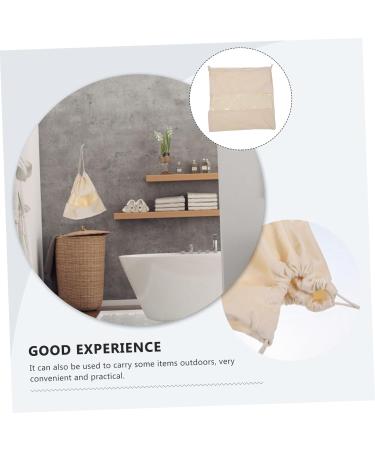 BELLIFFY Hair Dryer Storage Bag Drawstring Bags Multi-use Bag Travel Supplies Cosmetic Bags Storage Organizers Portable Bags Creative Storage Bag Hair Blower Bag Hair Dryer Organizers 32x28x0.6cm Beige - Buy Online on SooperMarket.com