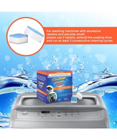 Instantly Fresh Washing Machine Cleaner Tablets - Deep Cleaning for Front Load & Top Load Washers (20 Count) - Buy Online on SooperMarket.com